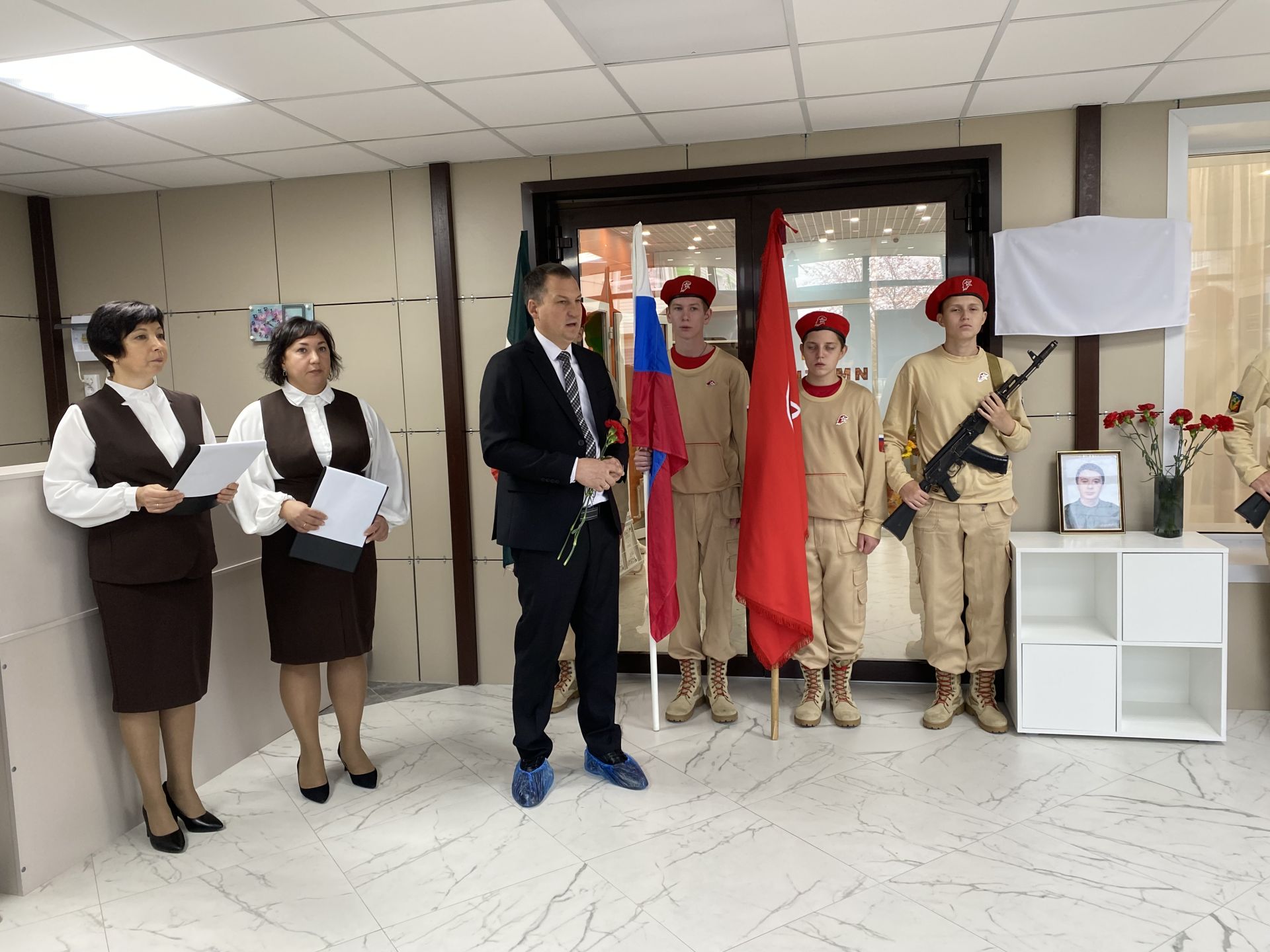 Кукмарада Геройның исеме мәңгеләштерелде