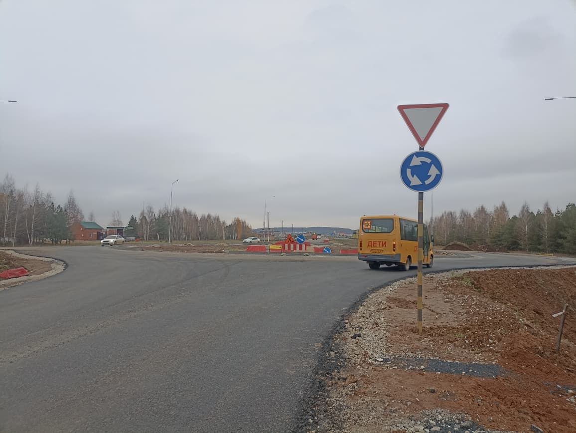 Госавтоинспекция Кукморского района: на автодороге «Мамадыш-Кукмор» появилась кольцевая развязка