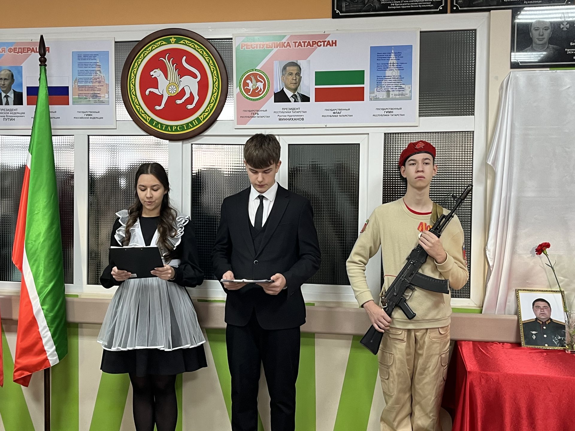 Кукмара районында мемориаль такталар ачылды, Җиңү паркында митинг узды