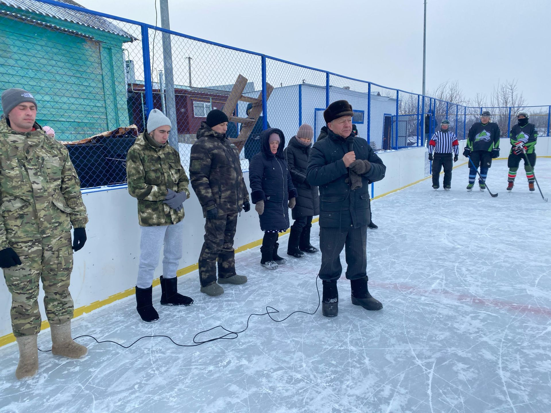 Адайда махсус хәрби операциядә һәлак булган Рөстәм Шәфыйков истәлегенә алкалы хоккей ярышы булды