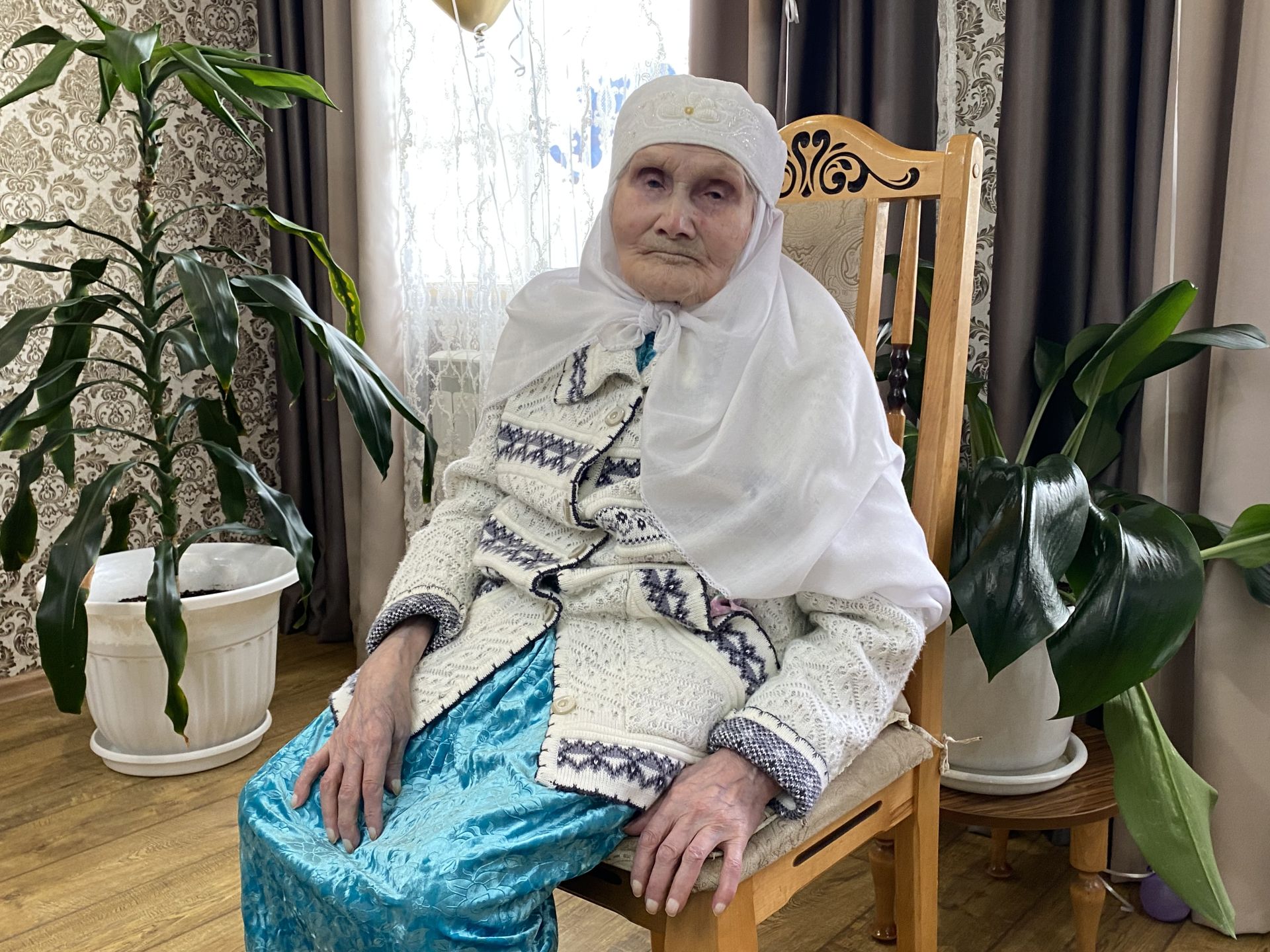 Жительница села Балыклы Кукморского района Равиля Мусина отметила 95-летний юбилей