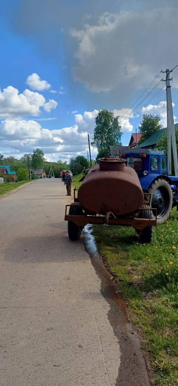 Кукмара районында кеше яшәми торган йорт янып беткән