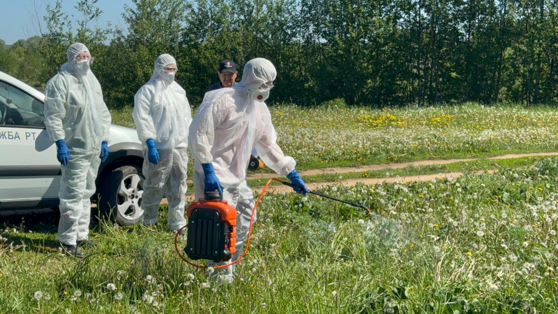 В Кукморе прошли учения по ликвидации особо опасных болезней животных