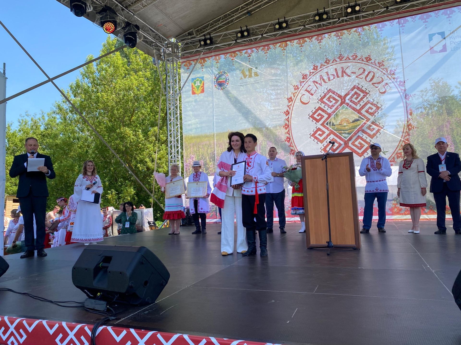 Кукмара районының Поч. Кучук авылында мари традицион мәдәниятенең республика бәйрәме «СЕМЫК-2025» узды