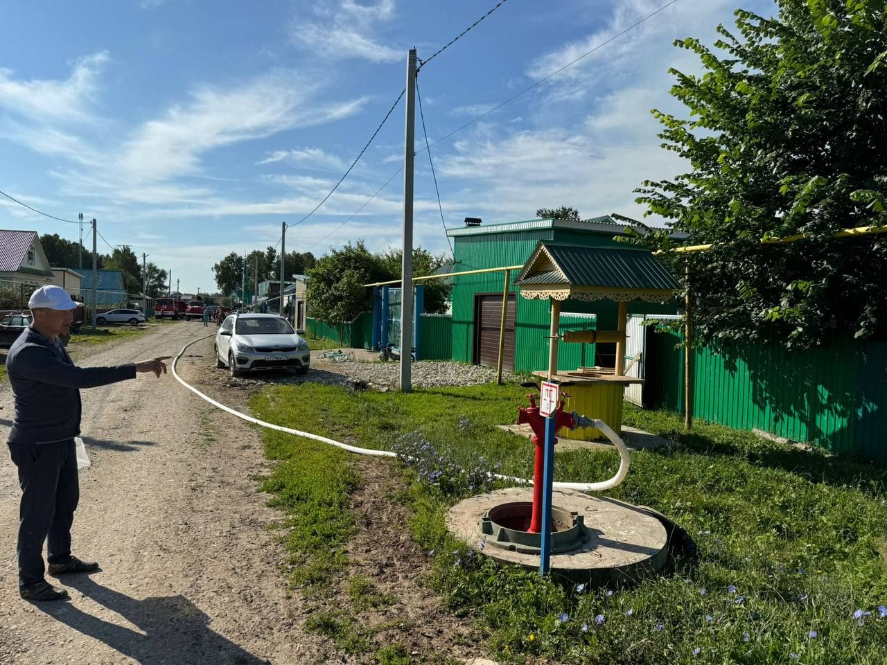В Кукморском районе огонь уничтожил дом и хозяйственные постройки