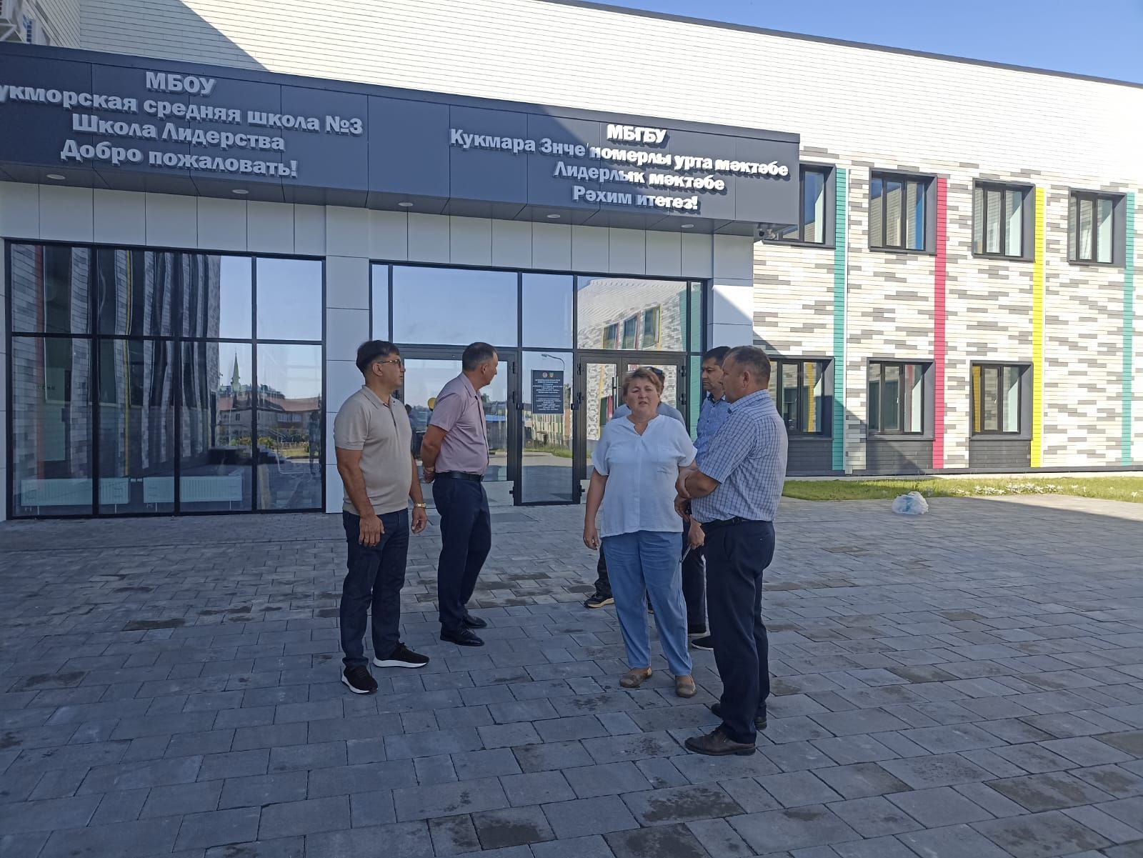 Кукмара районы башлыгы Сергей Димитриев төзелеш мәйданчыкларында булып кайтты