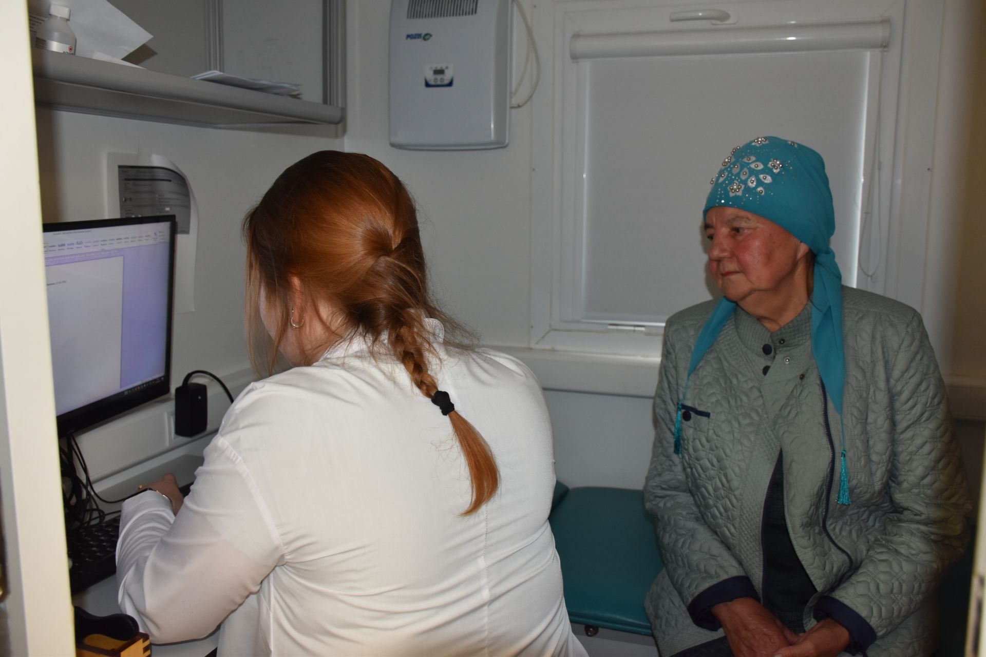 Түбән Өскебаш авыл җирлегенә тәгәрмәчле поликлиника килде