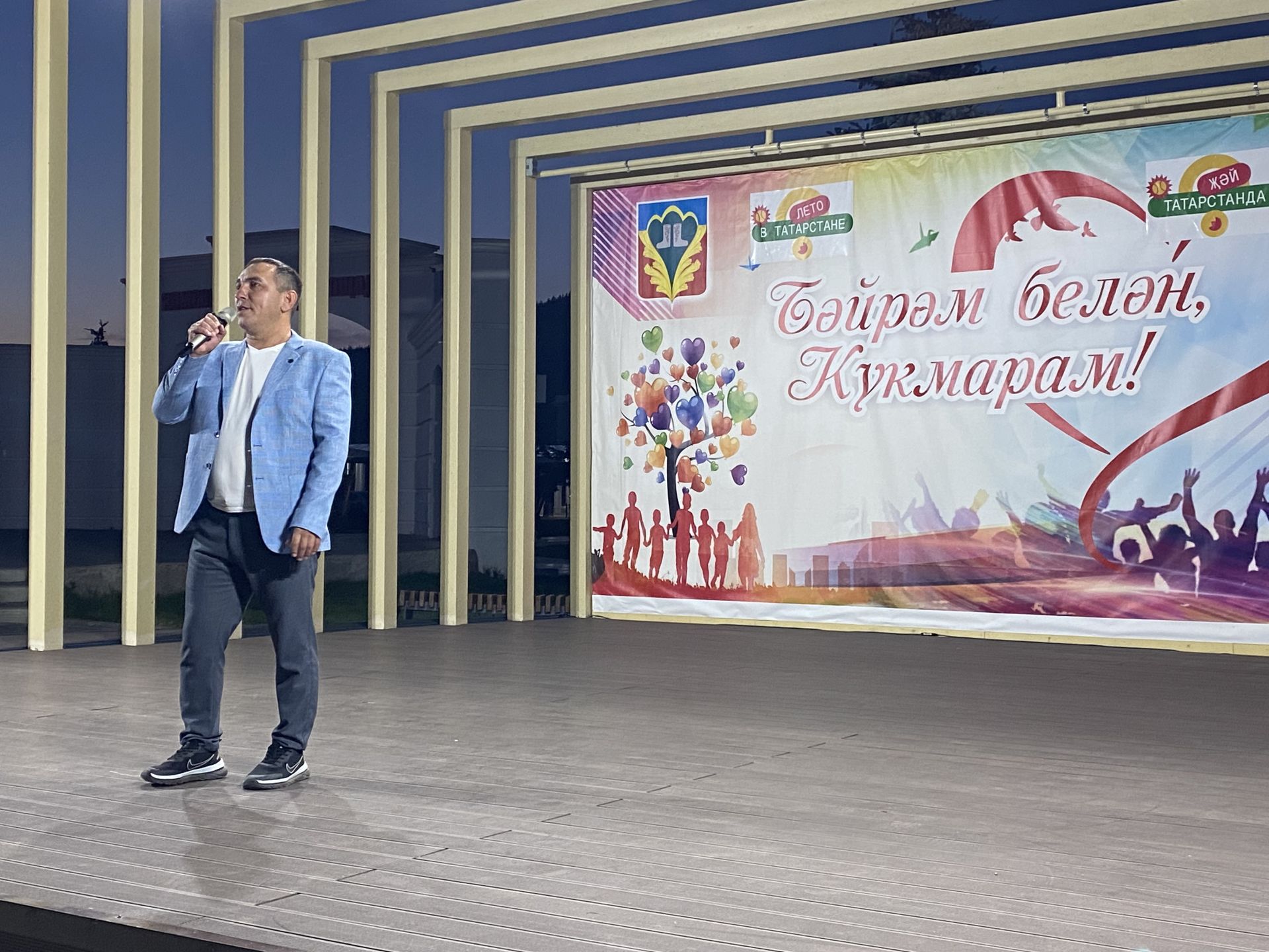 «Лето в Татарстане»: на Комсомольской площади Кукмора прошел концерт