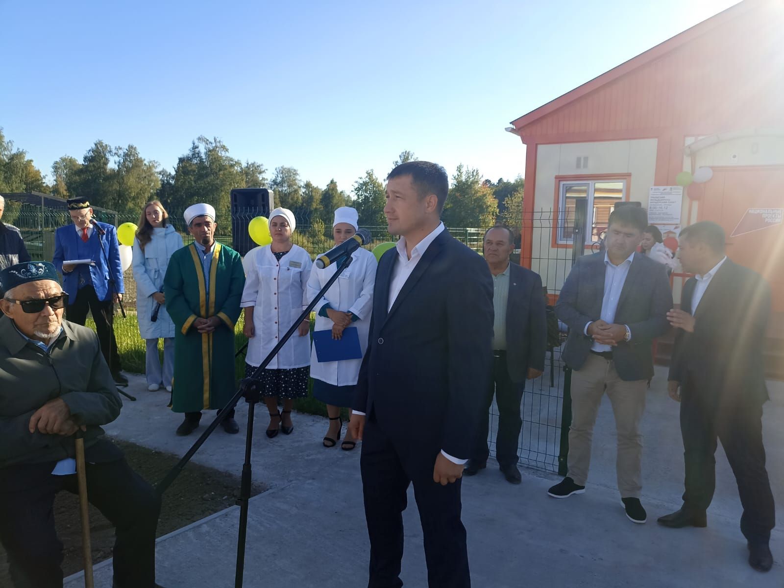Тырыш авылында төзелгән яңа ФАП кунаклар кабул итте