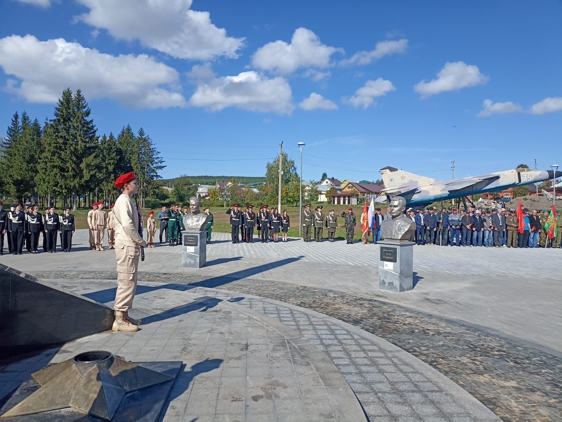В Кукморе торжественно открыли Парк Победы
