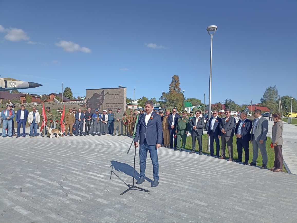 В Кукморе торжественно открыли Парк Победы