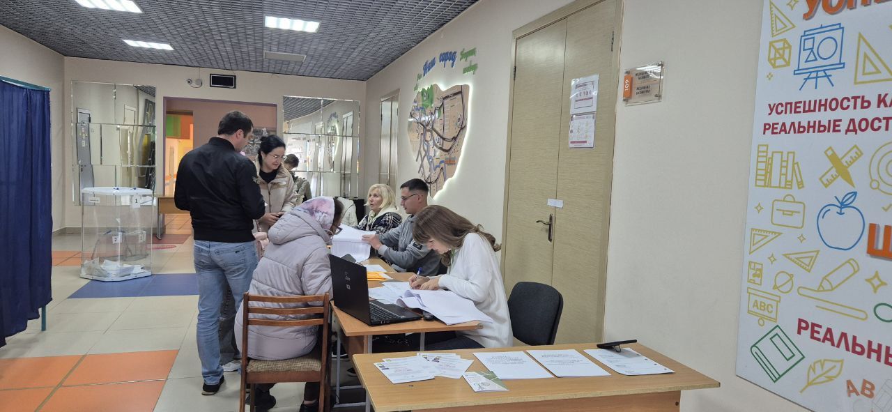 Кукмараның 1664нче номерлы сайлау участогында иртәдән халык өзелми