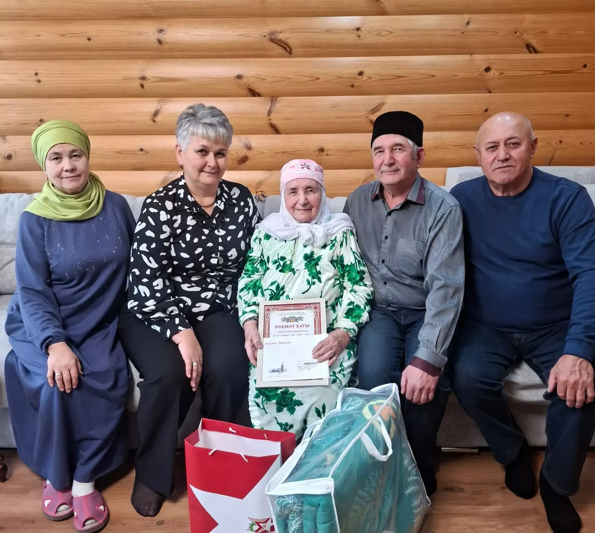 Жительница Кукморского района Сания Маликова отметила 98-летие