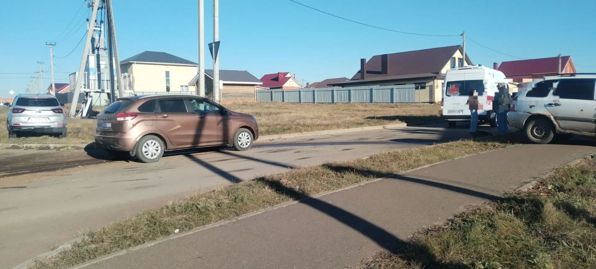 На перекрёстке в Кукморе столкнулись два автомобиля