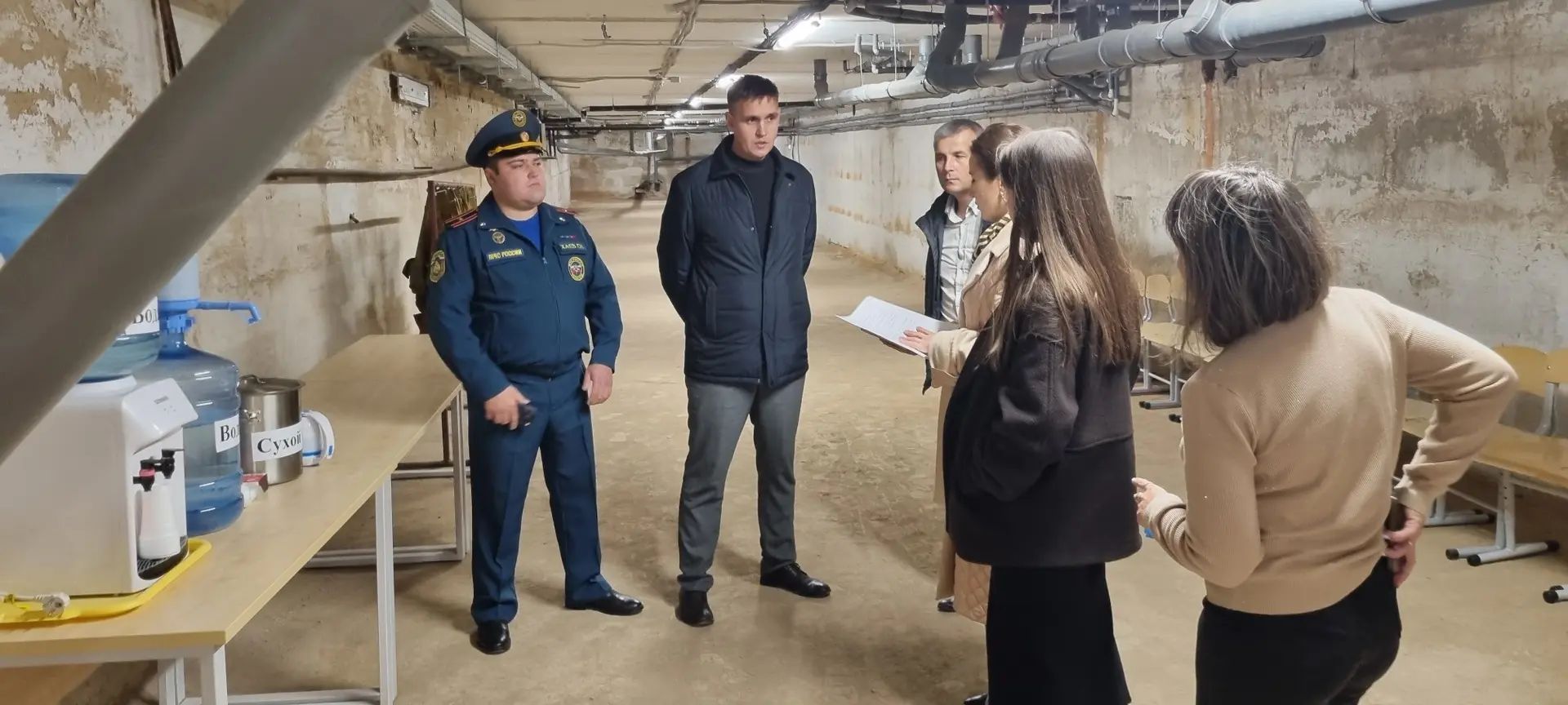 Проверка эвакуационного пункта в Псякской школе признана успешной