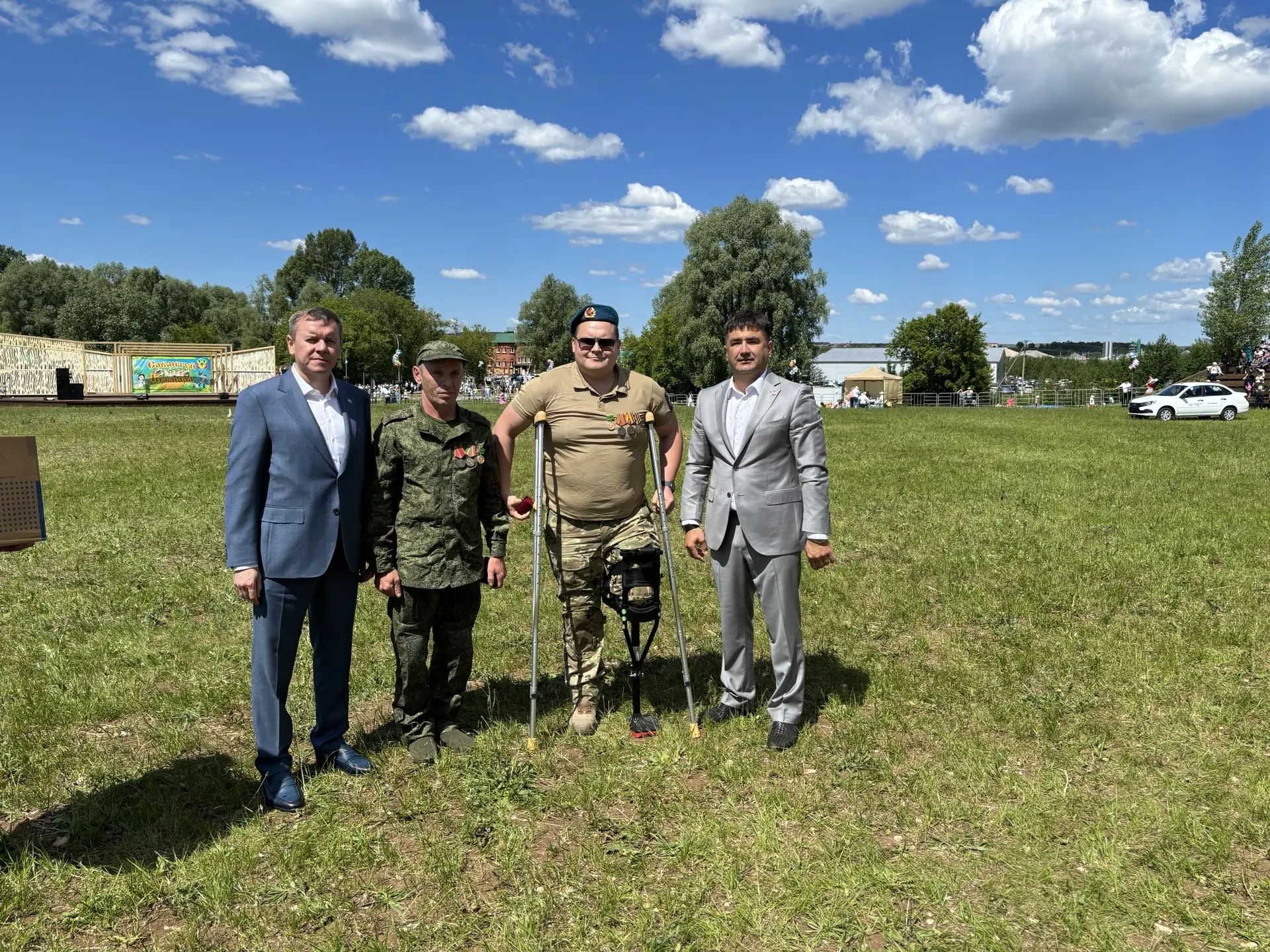 Кукмарада Сабантуй халыкны бер мәйданга туплады