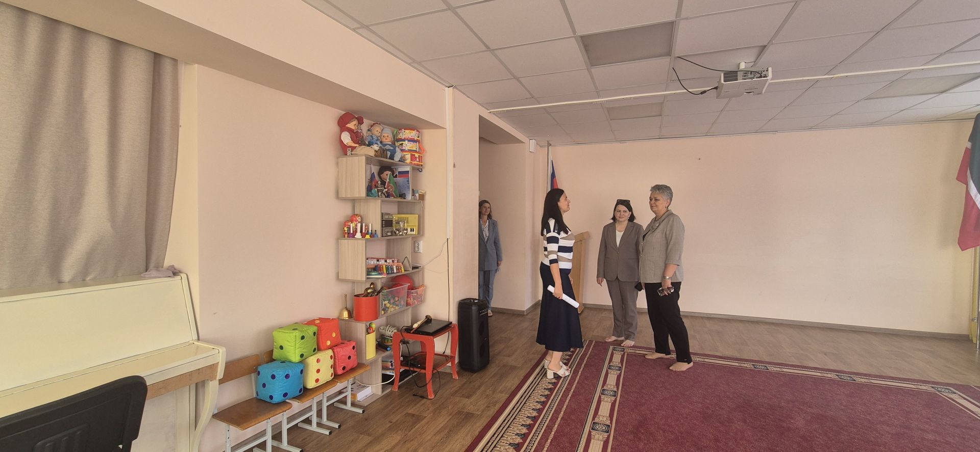 Кукмара районындагы мәгариф учреждениеләренең яңа уку елына әзерлеген тикшерелә