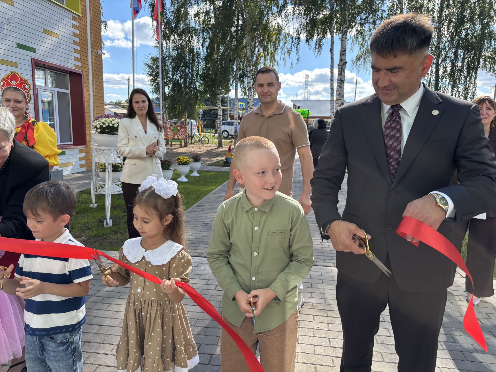 Кукмарада капиталь төзекләндерелгән «Каенкай» балалар бакчасы ачылды