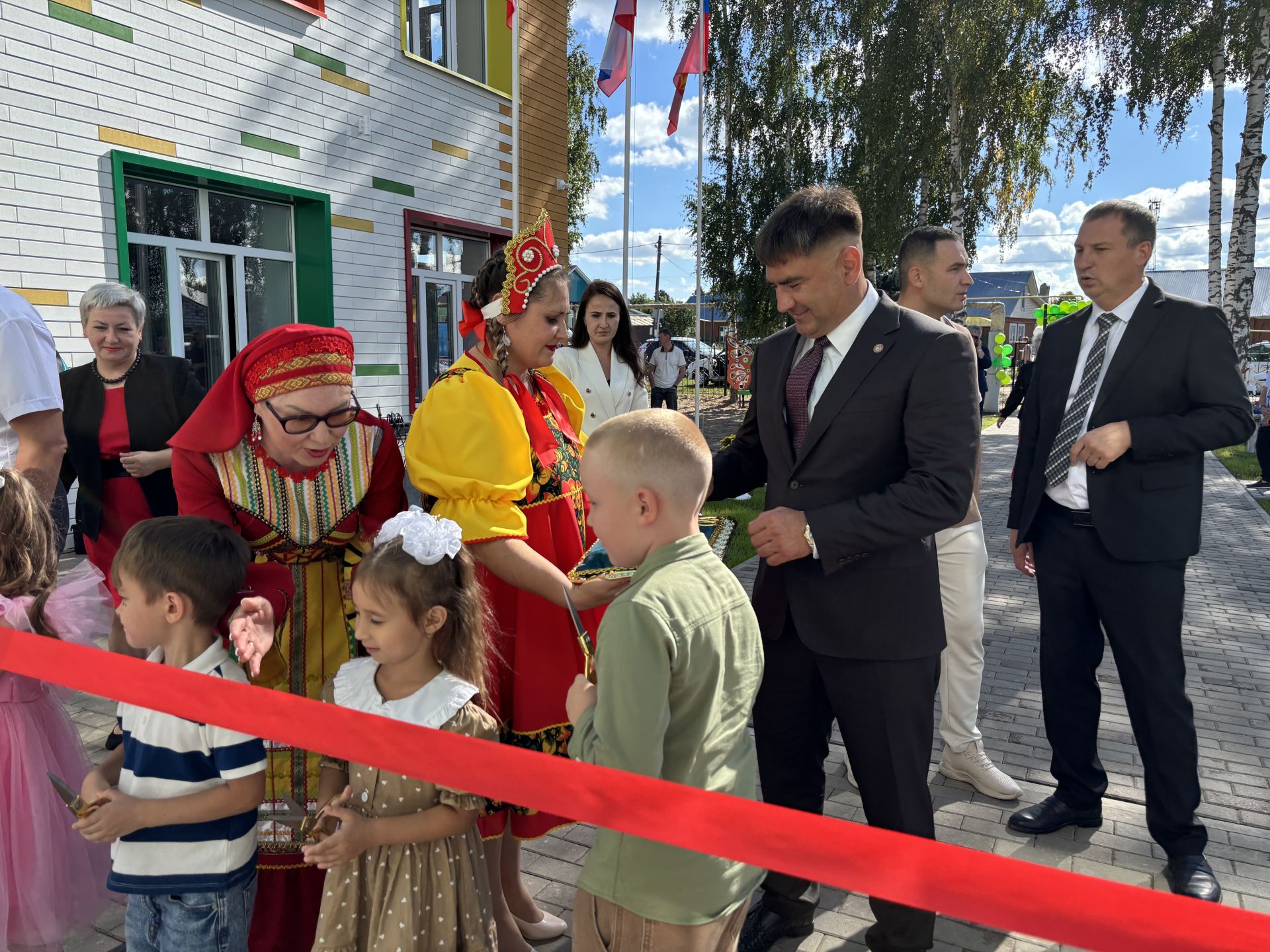 Кукмарада капиталь төзекләндерелгән «Каенкай» балалар бакчасы ачылды
