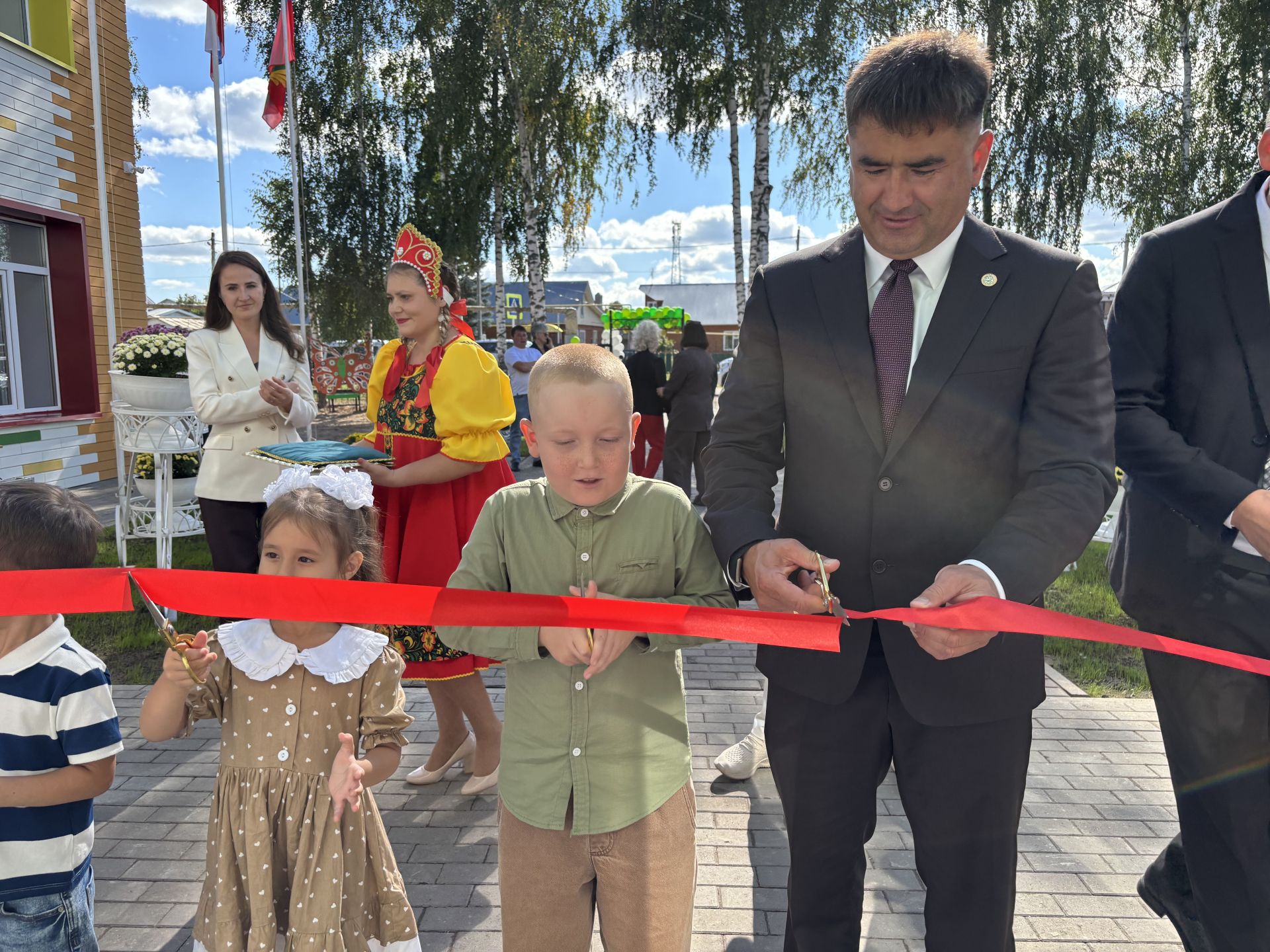 Кукмарада капиталь төзекләндерелгән «Каенкай» балалар бакчасы ачылды