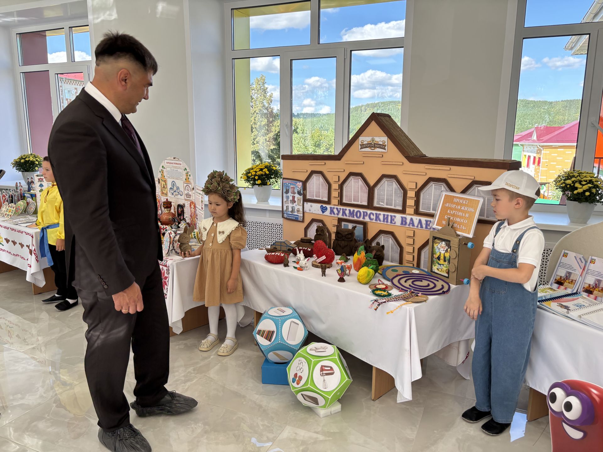 Кукмарада капиталь төзекләндерелгән «Каенкай» балалар бакчасы ачылды