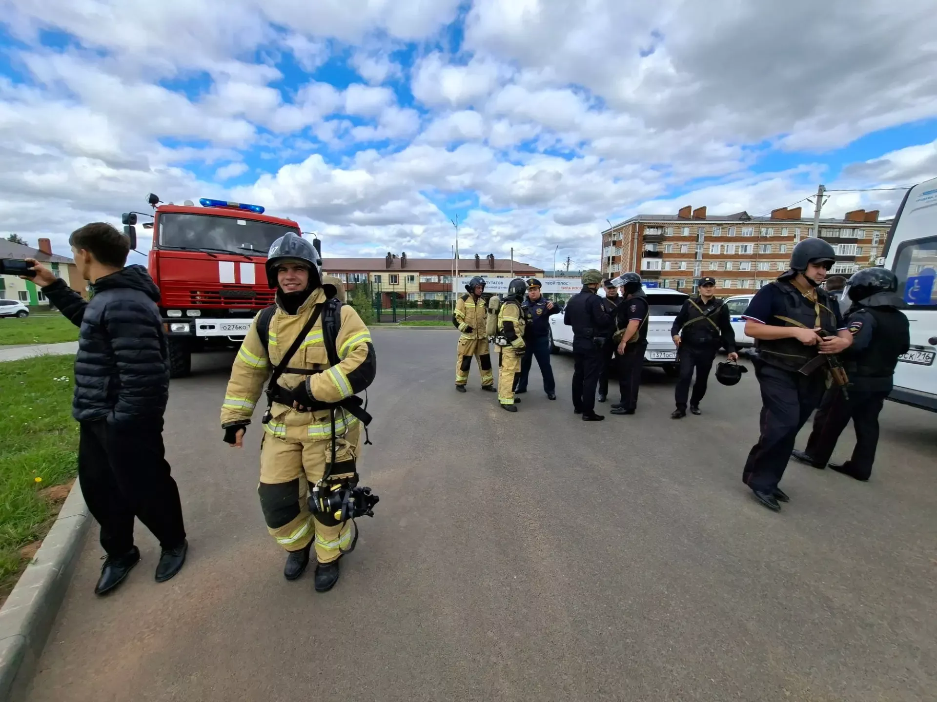 Кукмара 3нче урта мәктәбендә тактик-махсус өйрәнүләр үткәрелде