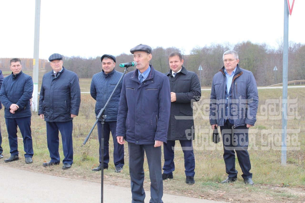 В деревне Старая Юмья Кукморского района открылась дорога протяженностью 1,5 км