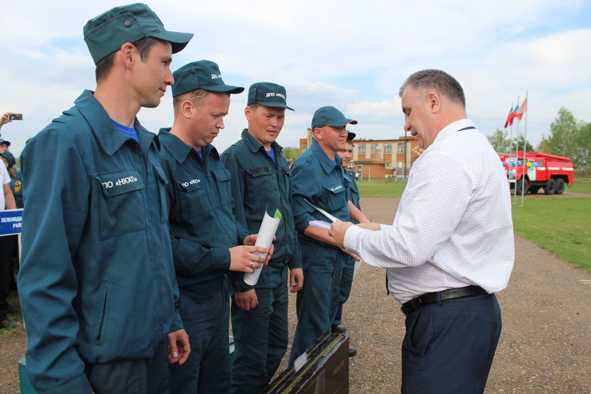 В Кукморе состоялся смотр-конкурс «Лучшее подразделение добровольной пожарной охраны Республики Татарстан»