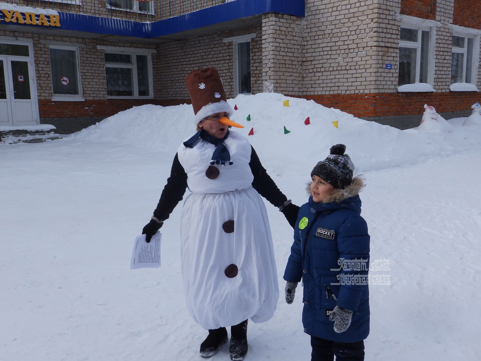 В Кукморском детском саду «Чулпан» состоялись спортивные состязания «Зимние забавы»