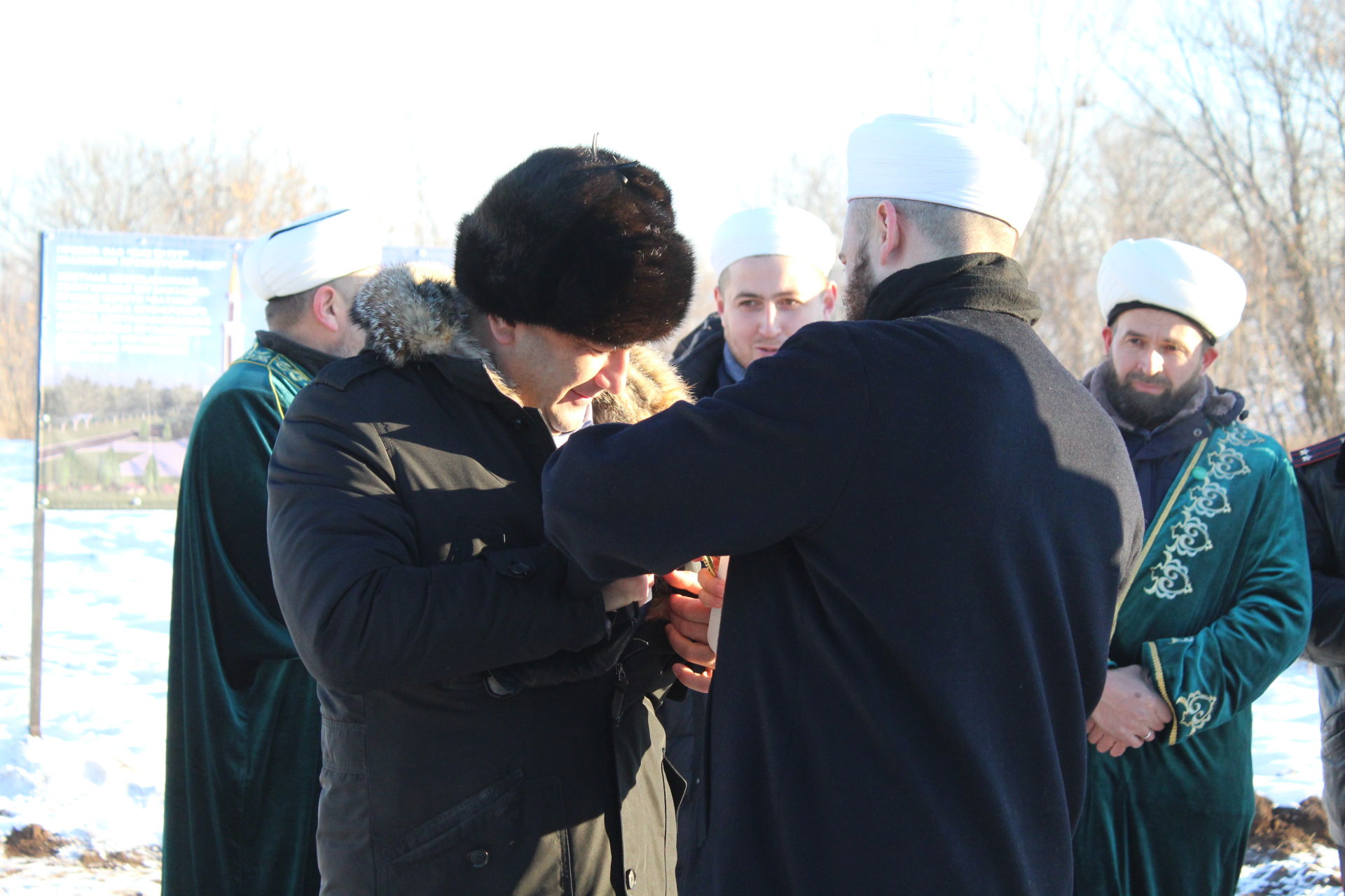 В Кукморском районе установили памятный камень на месте будущей мечети «Фатиха»