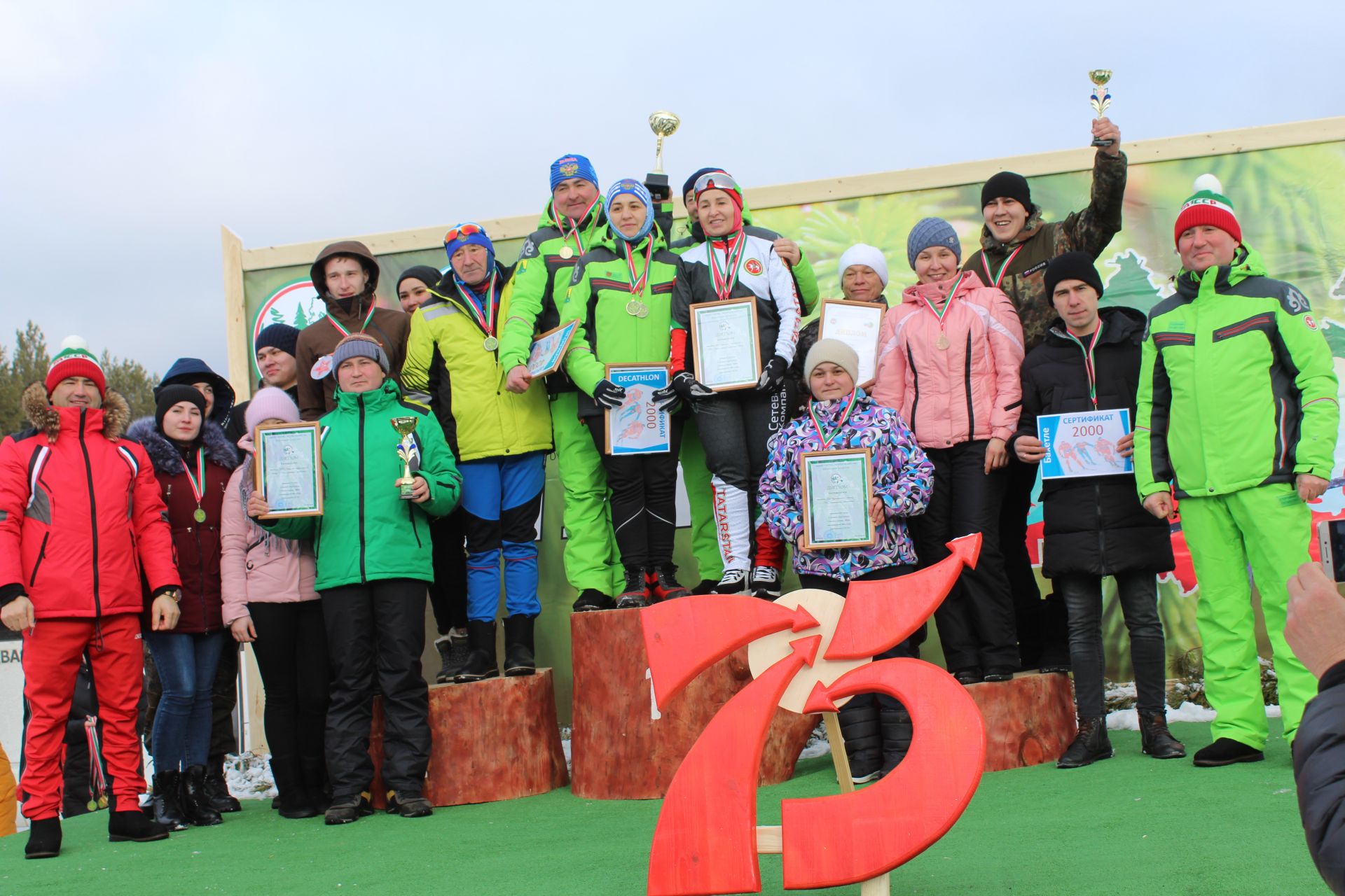 В Лубянах состоялась зимняя спартакиада «Лесная лыжня – 2020»