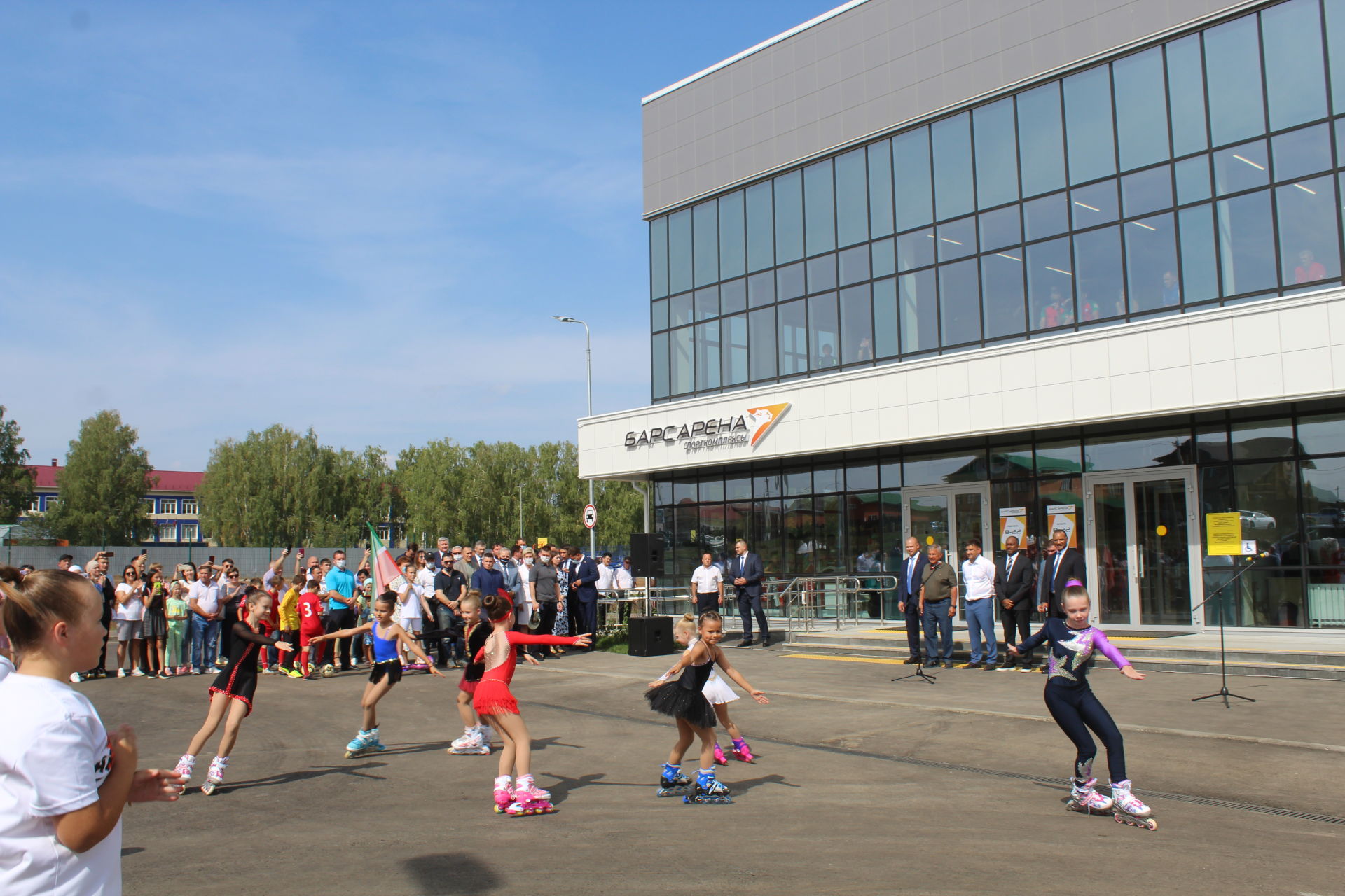 Рөстәм Миңнеханов Кукмарада «Барс-Арена» спорт залын ачты