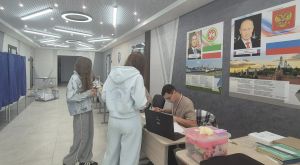 Кукмараның 1664нче номерлы сайлау участогында тавыш бирү актив рәвештә бара