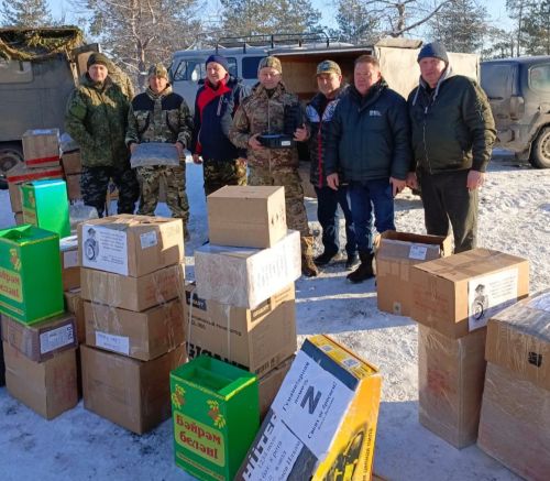 Из Кукморского района в зону СВО доставили очередную партию гумпомощи в 3 млн рублей