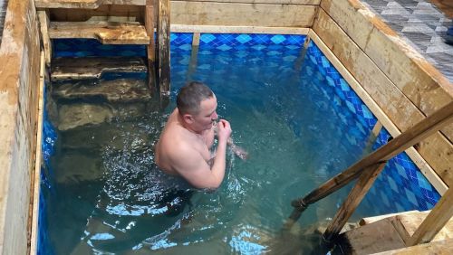 Очищение души и тела: в селе Село Чура отпраздновали Крещение Господне