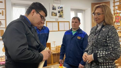 Татарстан хезмәт, мәшгульлек һәм социаль яклау министры Эльмира Зарипова Кукмарага килде