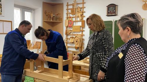 Татарстан хезмәт, мәшгульлек һәм социаль яклау министры Эльмира Зарипова Кукмарага килде