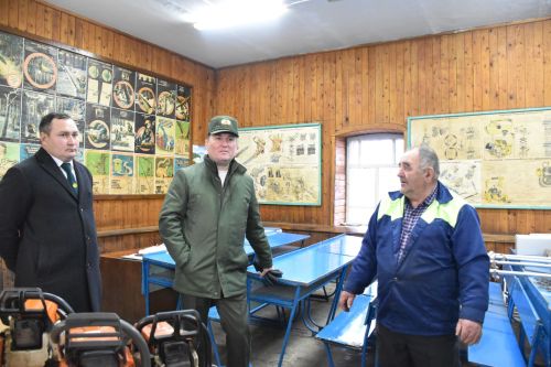 Кукмара районына Татарстан Республикасы  урман хуҗалыгы министры килде