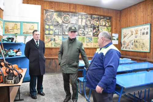 Кукмара районына Татарстан Республикасы  урман хуҗалыгы министры килде