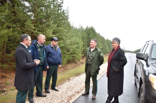 Кукмара районына Татарстан Республикасы  урман хуҗалыгы министры килде