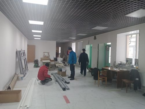 В Мамаширской средней школе ведется капитальный ремонт
