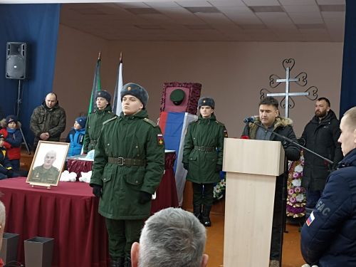 Кукмара районында махсус хәрби операциядә һәлак булган Динар Тимофеевны соңгы юлга озаттылар