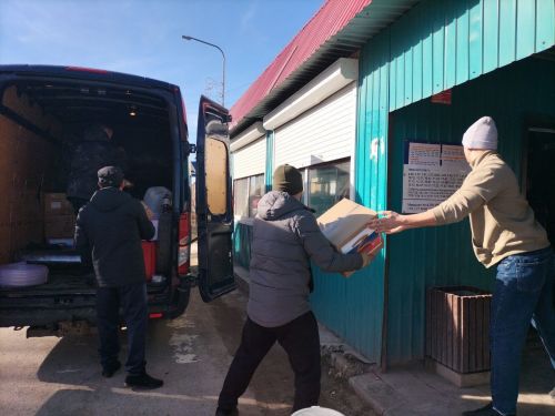 Кукмарадан махсус хәрби операциядә катнашучыларга чираттагы ярдәм җибәрелде