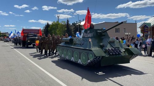 Кукмарада Бөек Җиңүнең 78 еллыгы билгеләп үтелә