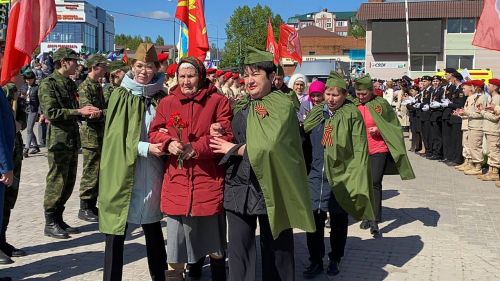 Кукмарада Бөек Җиңүнең 78 еллыгы билгеләп үтелә