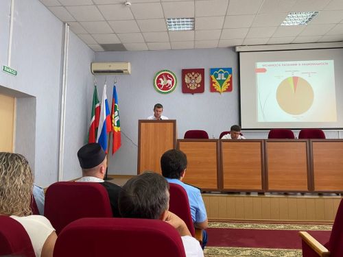 В Кукморе состоялось расширенное заседание антитеррористической комиссии в районе