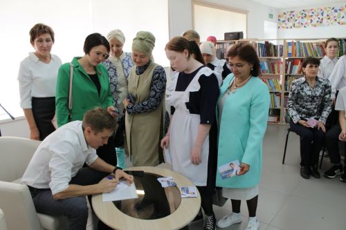 Район үзәк балалар китапханәсендә «Китаплы җәй» дип аталган әдәби фестивале узды