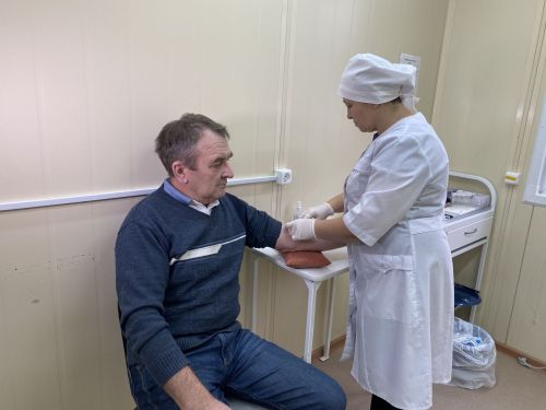 Кукмара районы үзәк дәваханәсендә бер көн эчендә диспансерлаштыру кабинеты аша 50–60 пациент уза