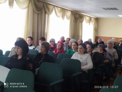 Сәрдекбаш авыл җирлегендә хисап җыелышы үтте