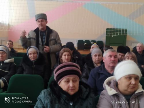 Туембаш авыл жирлегендэ узган елгы эш нәтиҗәләренә багышланган хисап җыелышы үтте